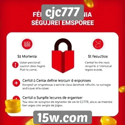 Recursos de segurança do cjc777 para jogadores